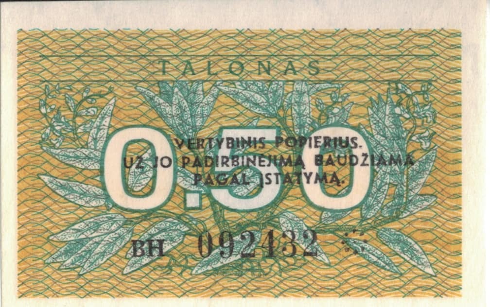 Lituania 9 Pick 31b ad 1