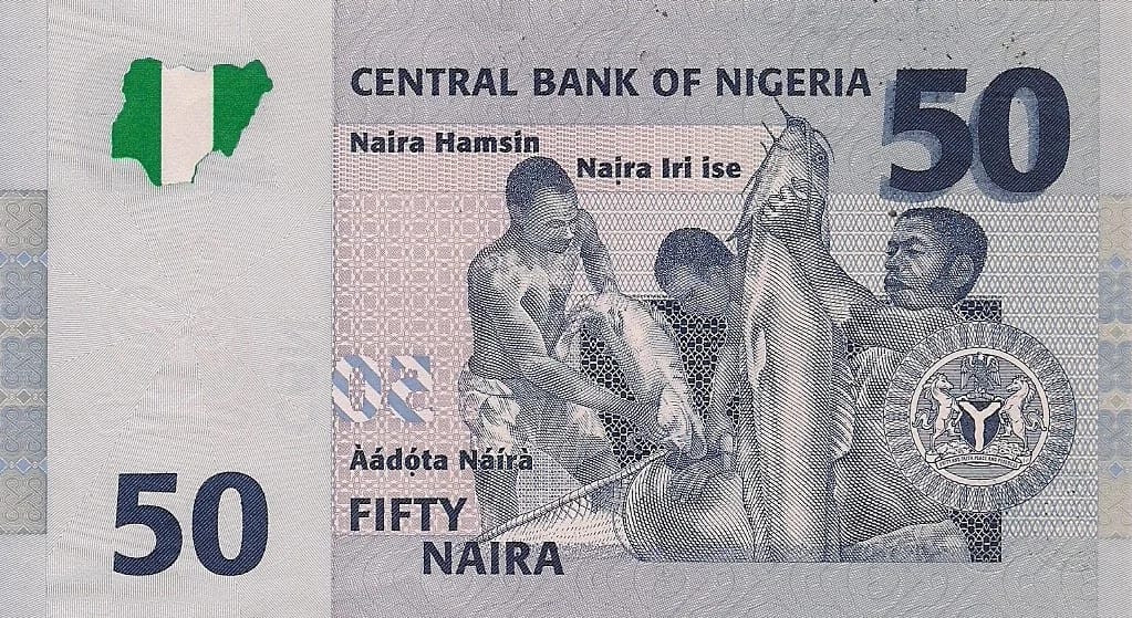 Nigeria 22 Pick 35b at 1 jpg