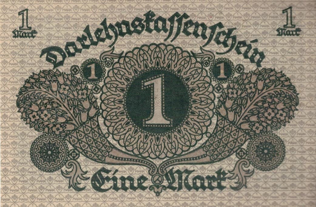 2-Darlehenskassenschein (Nota de préstamo hipotecario) 1914-1922 16 Pick 58 at 2