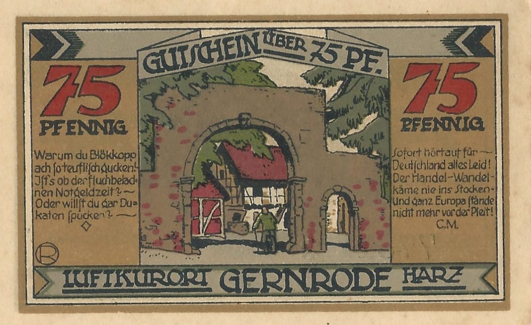 Notgeld - G 4 0423.3a 8 8 Reverso