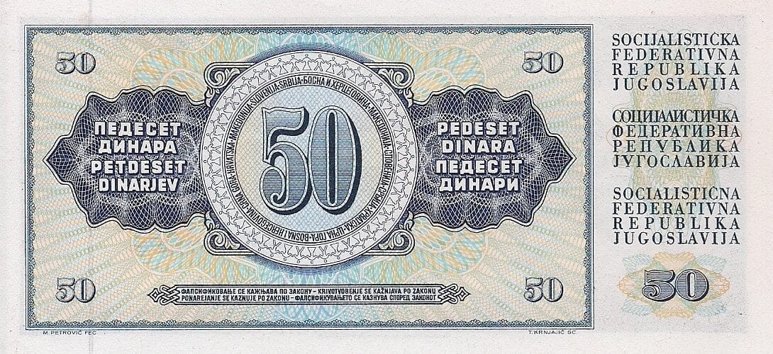 Yugoslavia 24 Pick 89a at e1677622712586