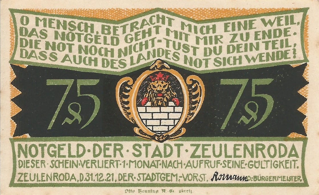 Notgeld - Z 5 1470.2 10.10 ad