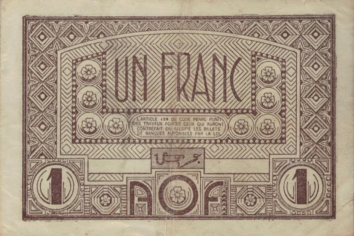 África Occidental Francesa 13 Pick 34b at jpg