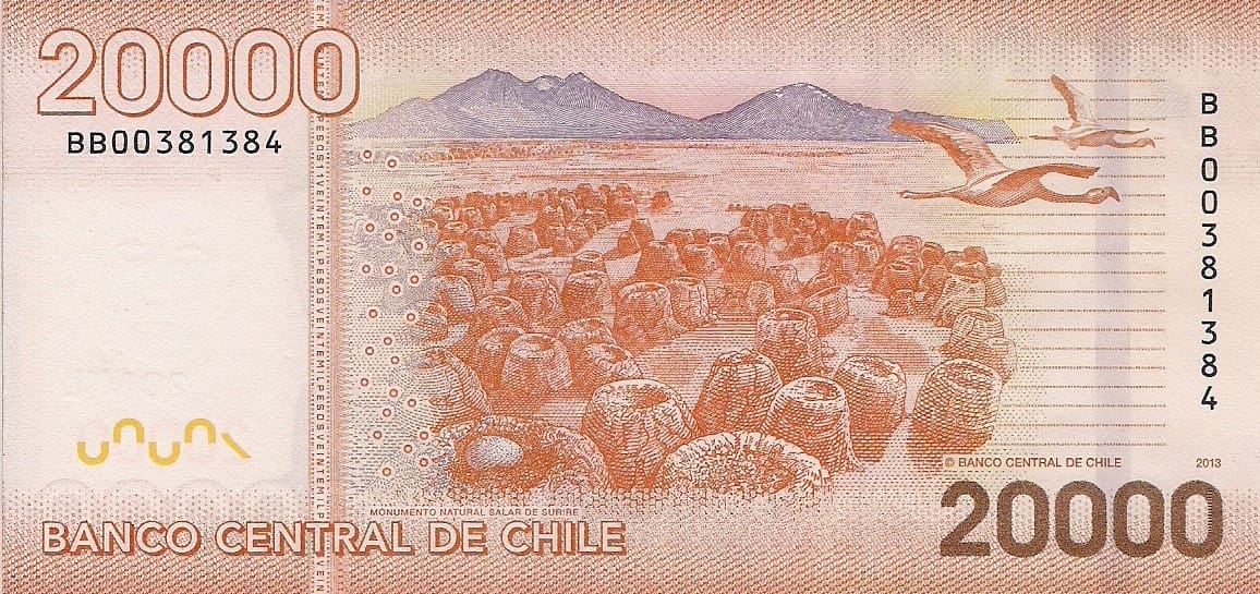 Chile 92 Pick 165d at