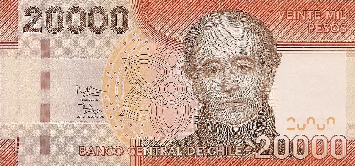 Chile 91 Pick 165d ad