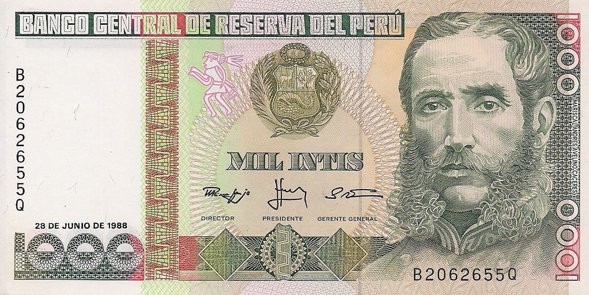 Perú 67 Pick 136b.2 ad