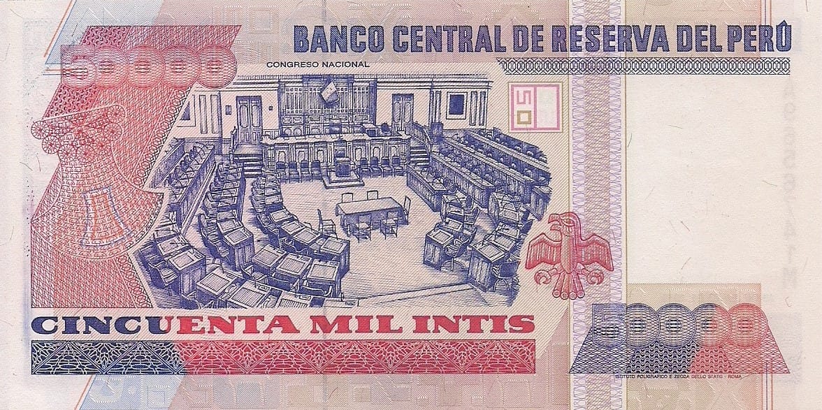 Perú 74 Pick 142 at