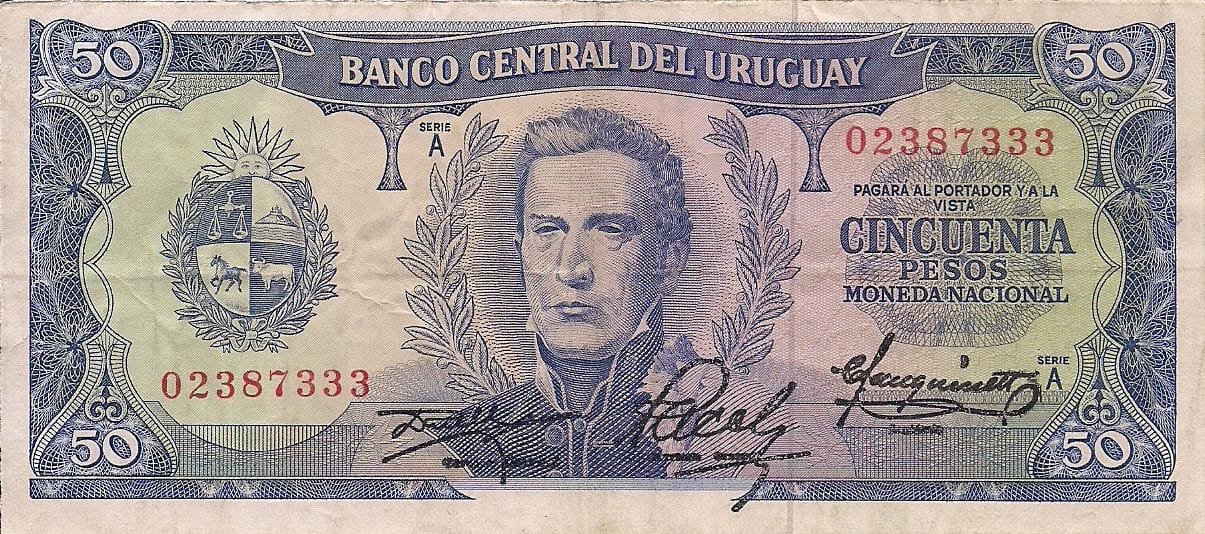 Uruguay 41 Pick 46a ad 2