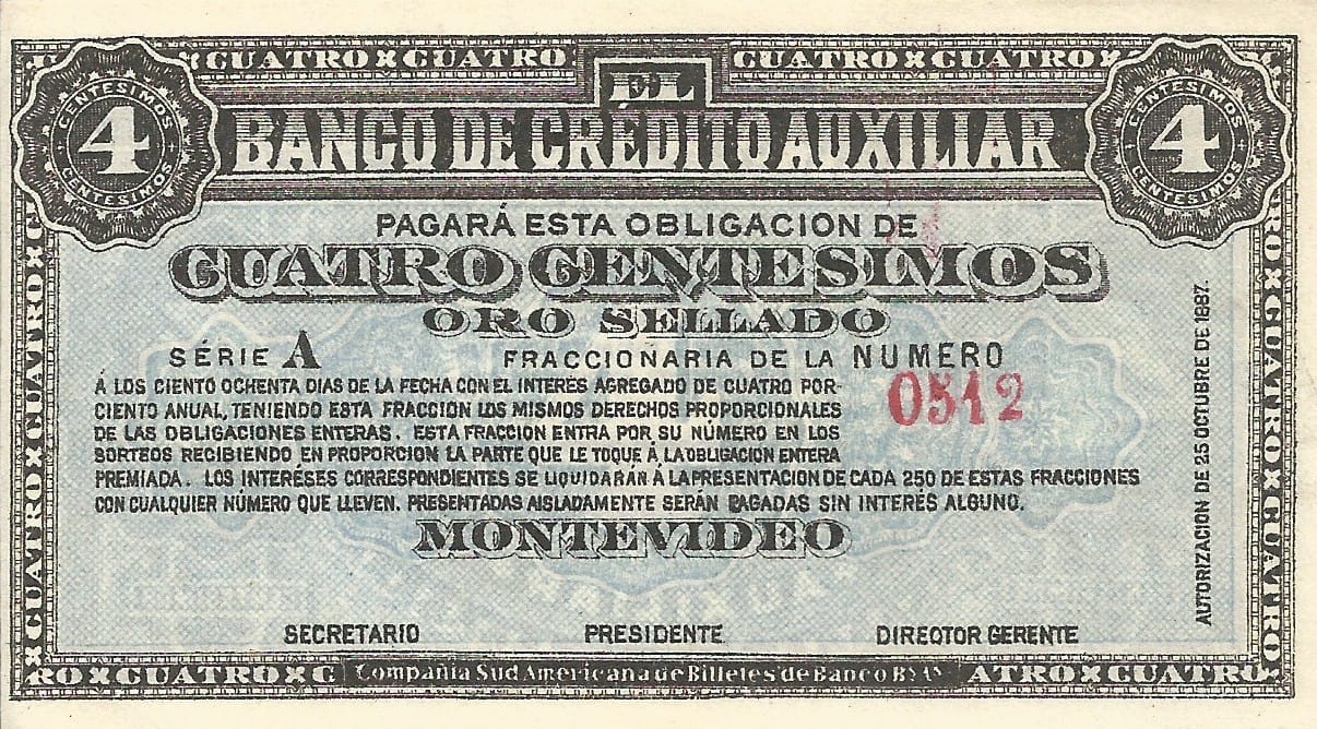 Uruguay 11 Pick 161r ad