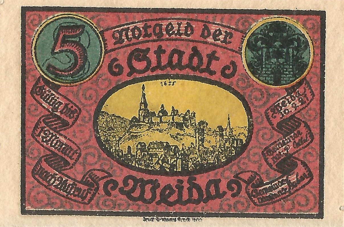 Notgeld - W 8 1391.3 Reverso