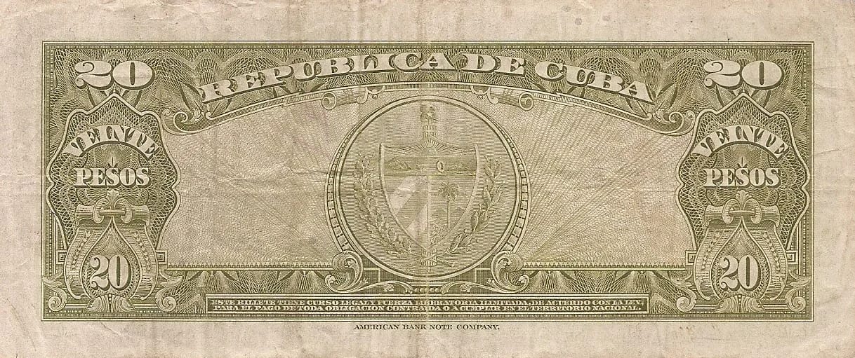 Pesos Cubanos 6 Pick 80a at jpg