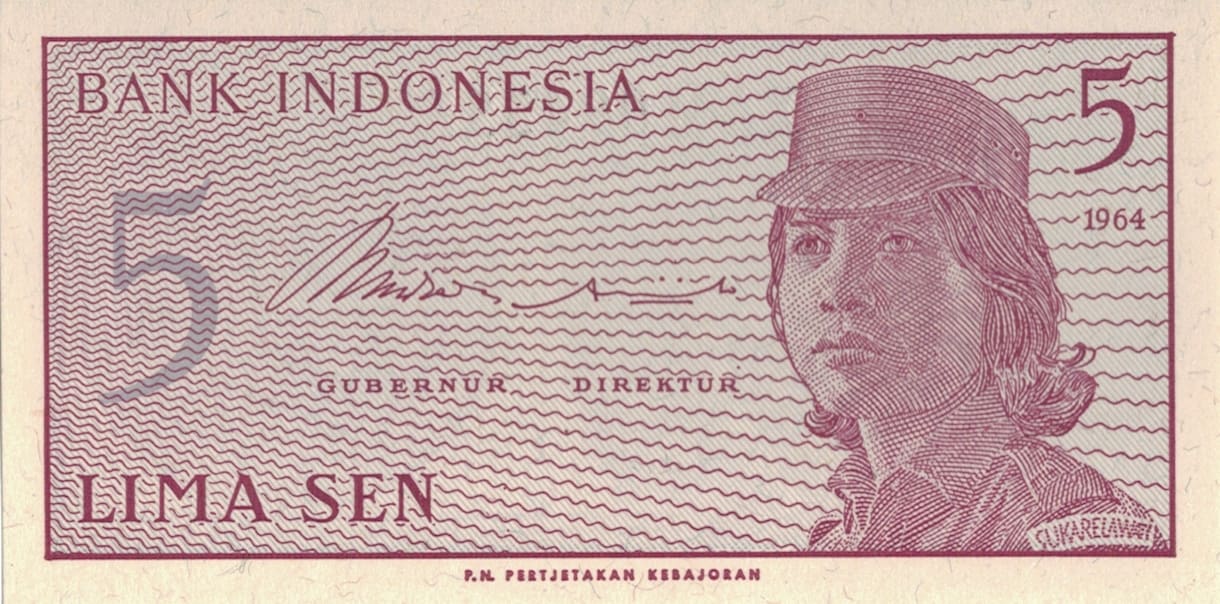 Indonesia 21 Pick 91r ad