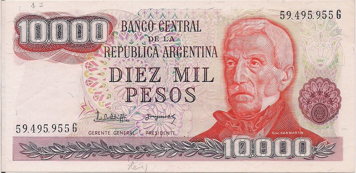 11-Pesos Ley 18188 (1970-1983) 162 Col 664a ad