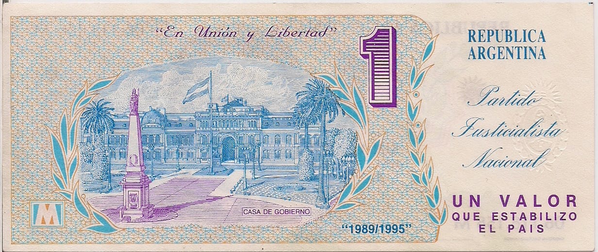 Fantasía 85 Menem Trucho atras