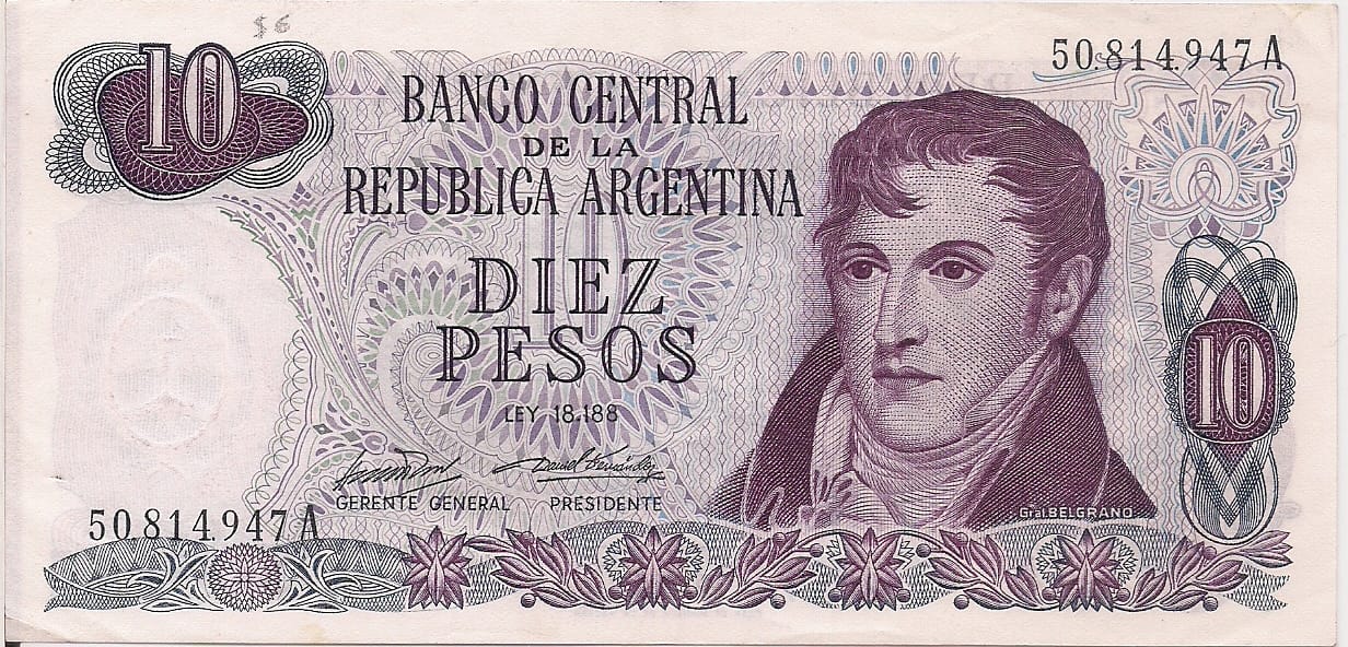 11-Pesos Ley 18188 (1970-1983) 35 Col 612a ad