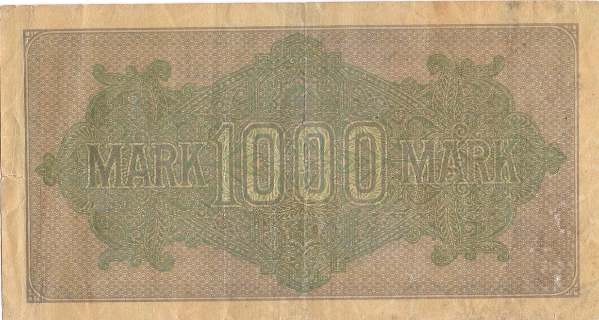 3-Papiermark (1914-1923) 16 Pick 76b at