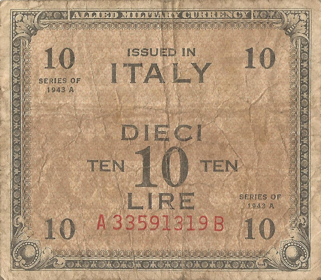 Italia 97 Pick M19b Anverso