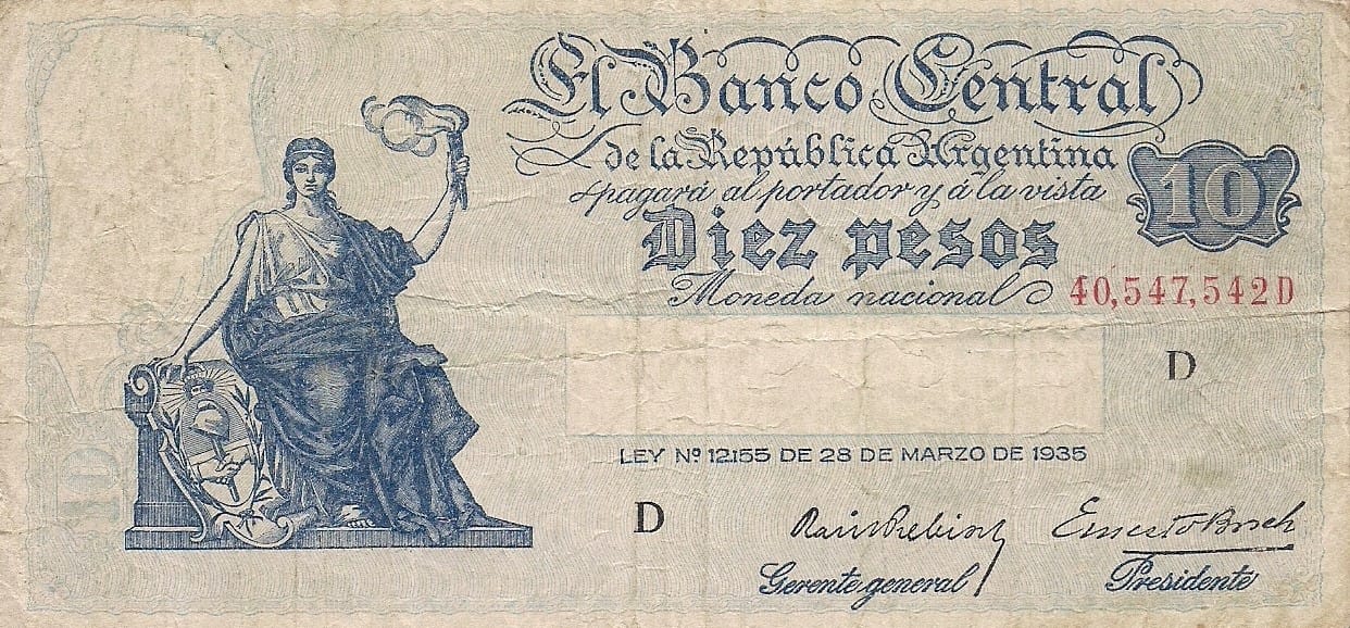 9-Banco Central Progreso (1935-1959) 65 Col 433c ad