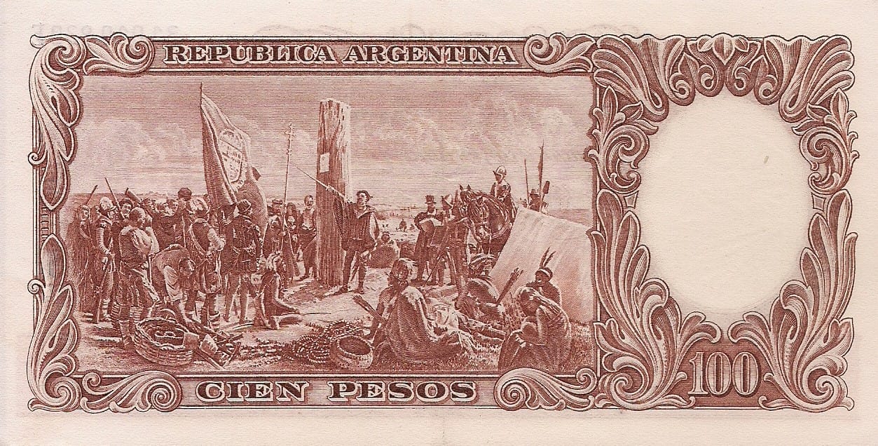10-Banco Central San Martin - Libertad y Justicia (1942-1969) y Resellados a Pesos Ley (1969-1971) 96 Col 503b at