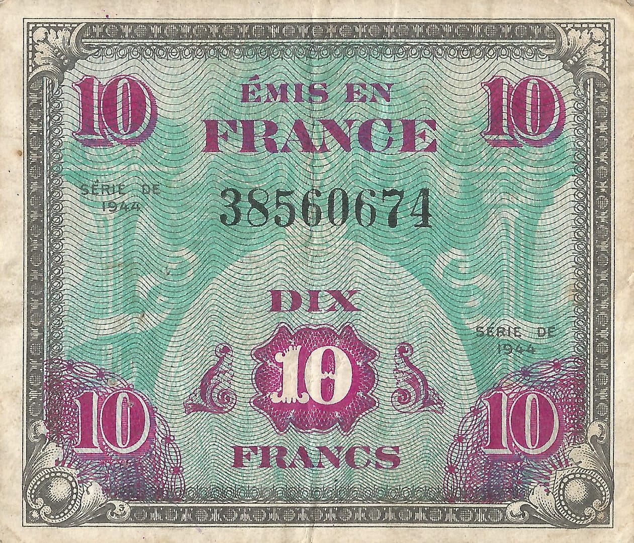 Francia 97 Pick 116a Anverso