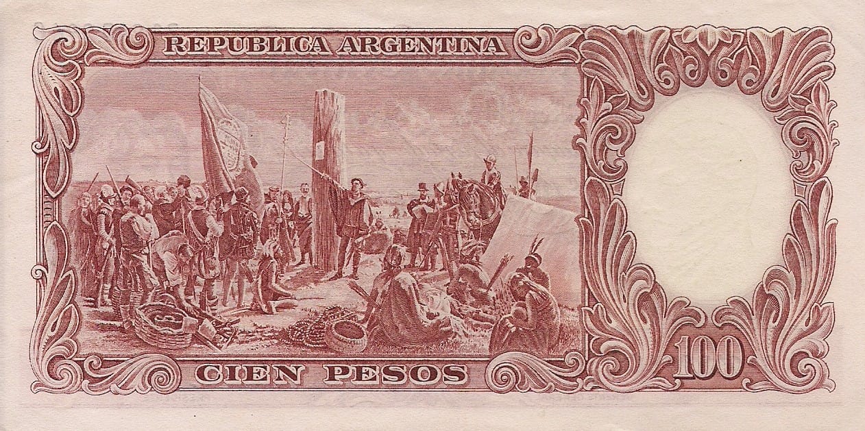 10-Banco Central San Martin - Libertad y Justicia (1942-1969) y Resellados a Pesos Ley (1969-1971) 86 Col 498a at