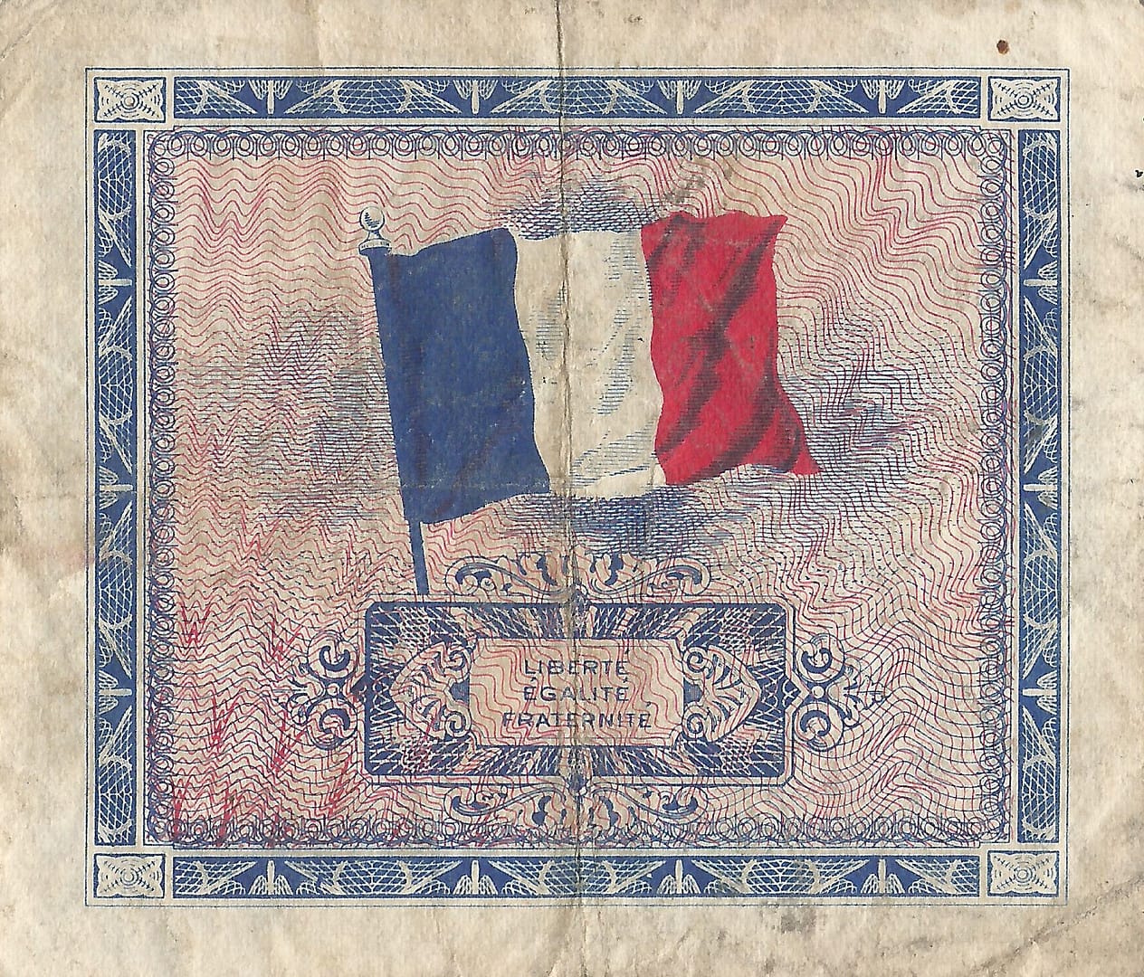 Francia 96 Pick 115a Reverso