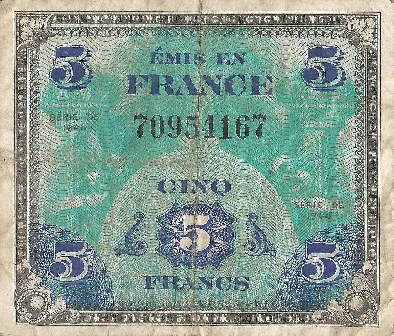 Francia 95 Pick 115a Anverso