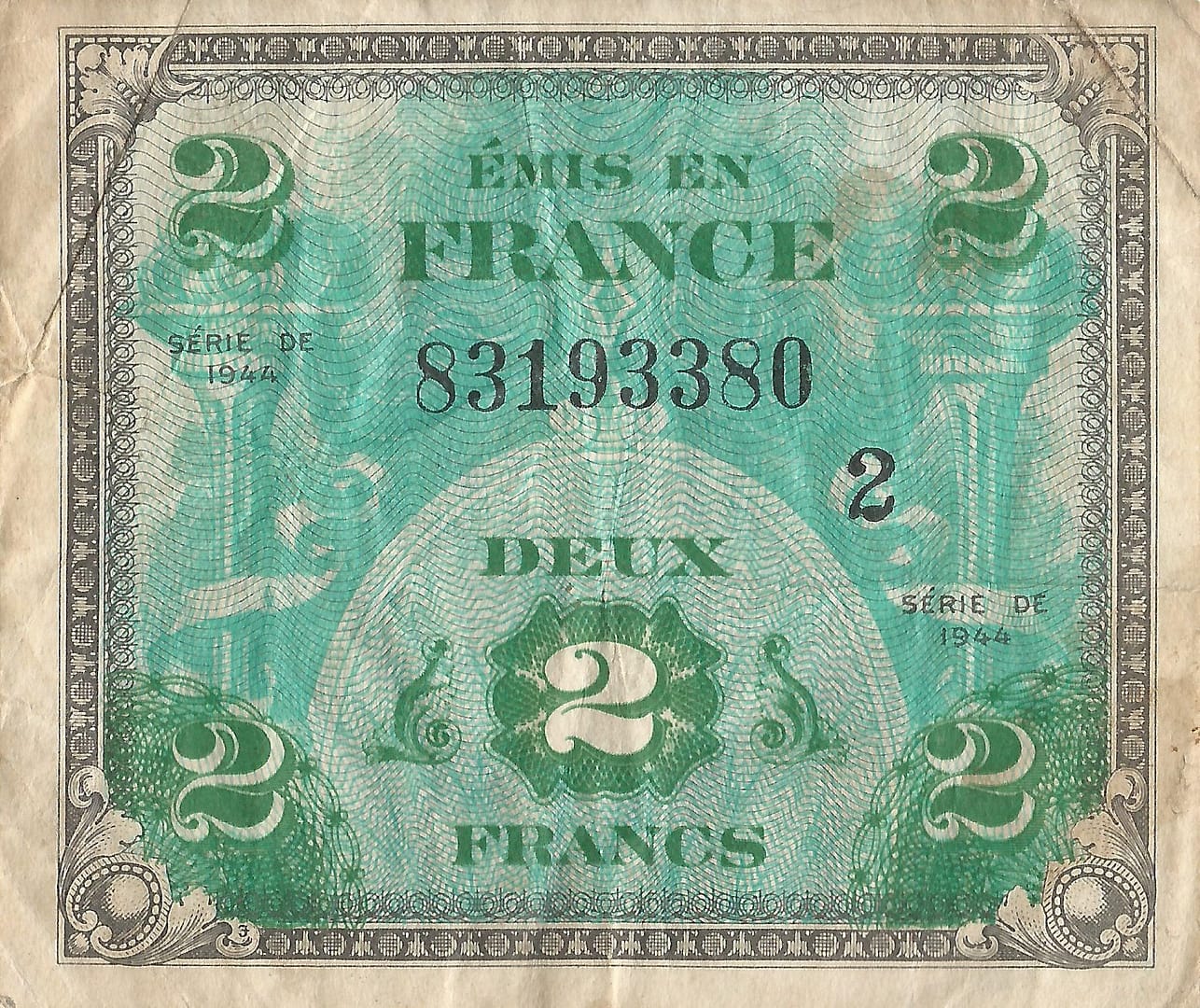 Francia 93 Pick 114b Anverso