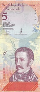 Venezuela 75 Pick 102a ad