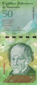 Venezuela 55 Pick 92h ad