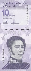 Venezuela 103 Pick 116a Anverso