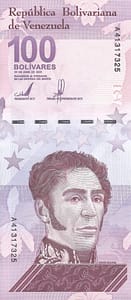 Venezuela 109 Pick 119a Anverso