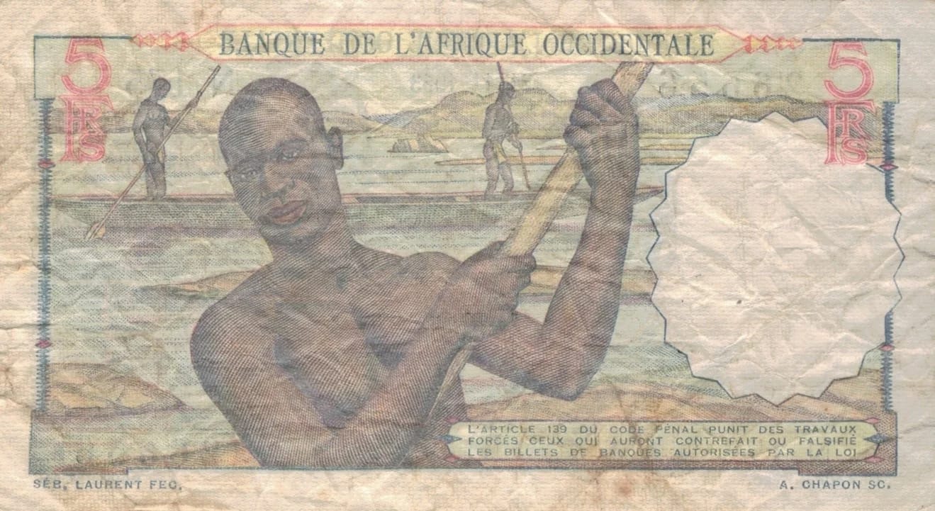 África Occidental Francesa 15 Pick 36a.10 at jpg