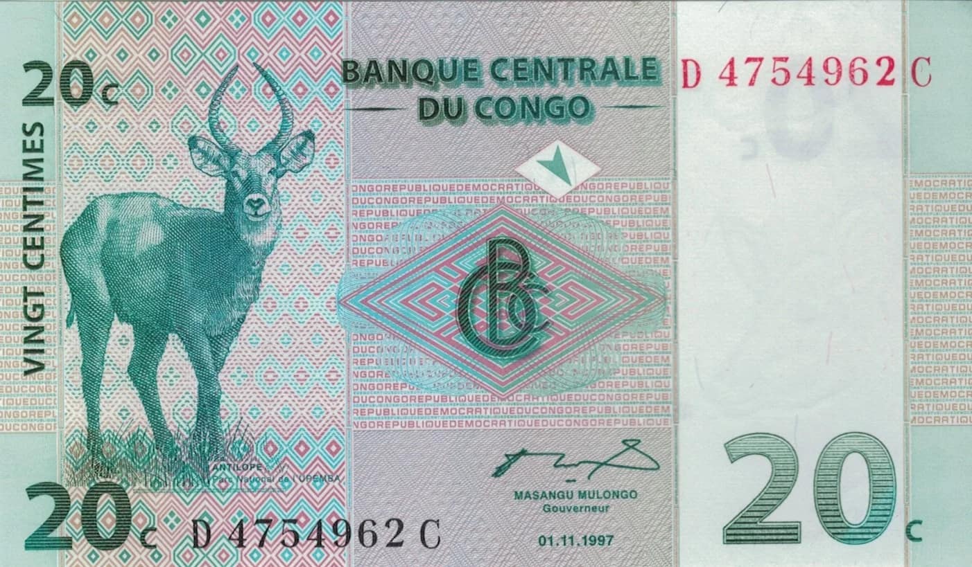República Democrática del Congo 13 Pick 83a ad jpg