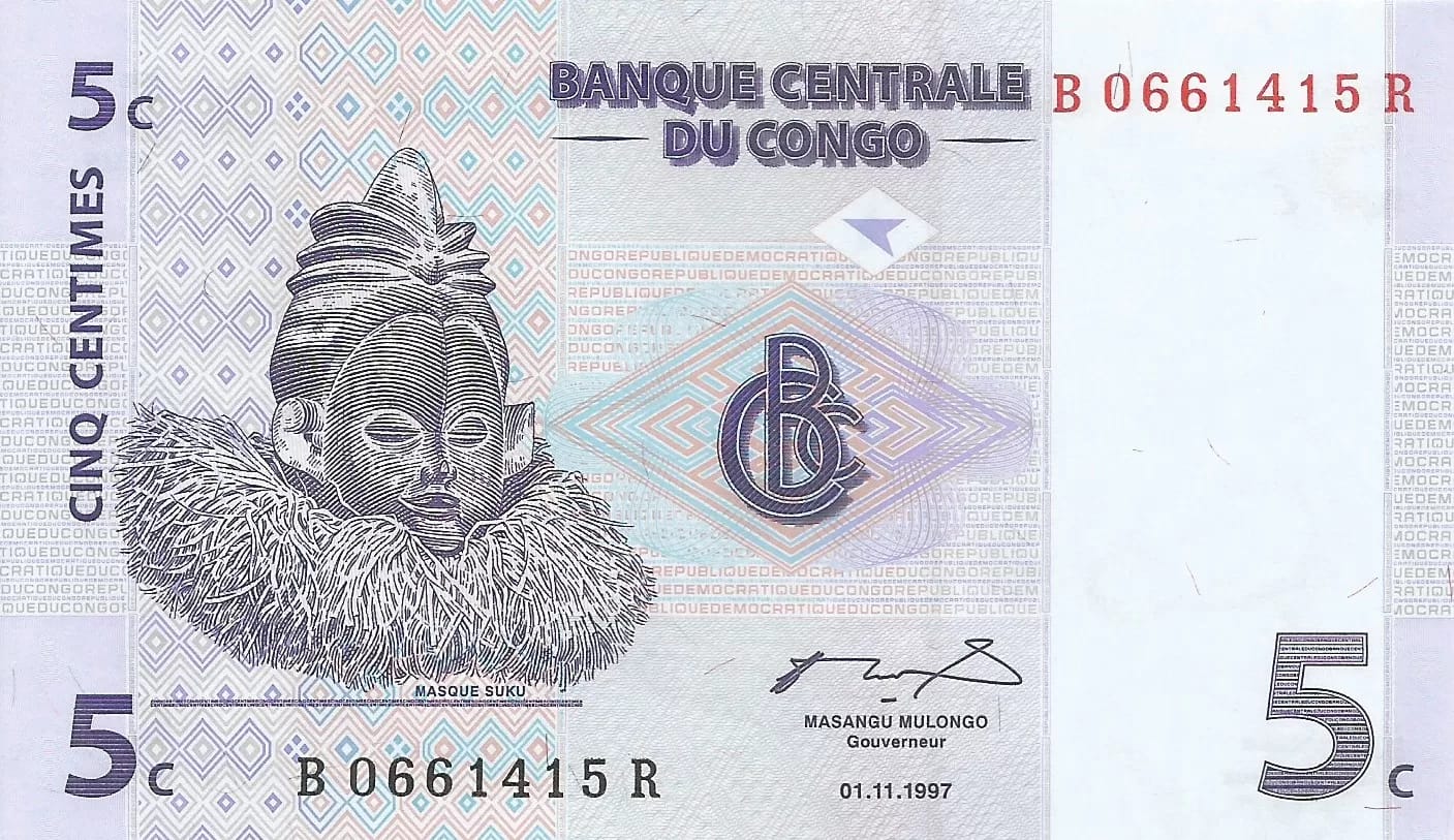 República Democrática del Congo 9 Pick 81a Anverso jpg