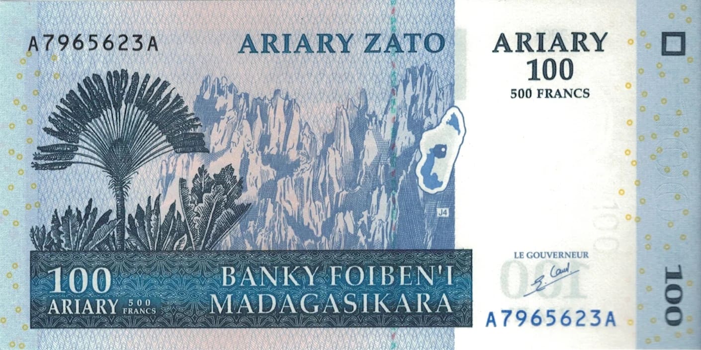 Madagascar 25 Pick 86a ad jpg