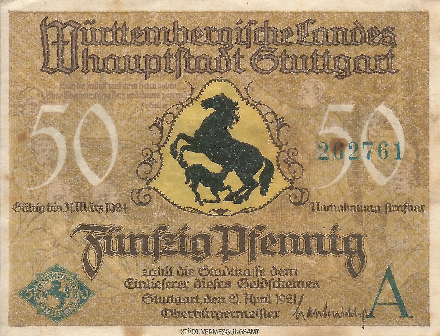 Notgeld - S 37 1289.1b Anverso