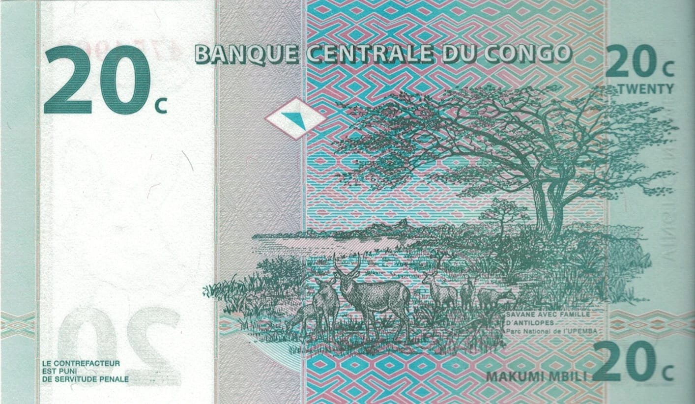 República Democrática del Congo 14 Pick 83a at jpg