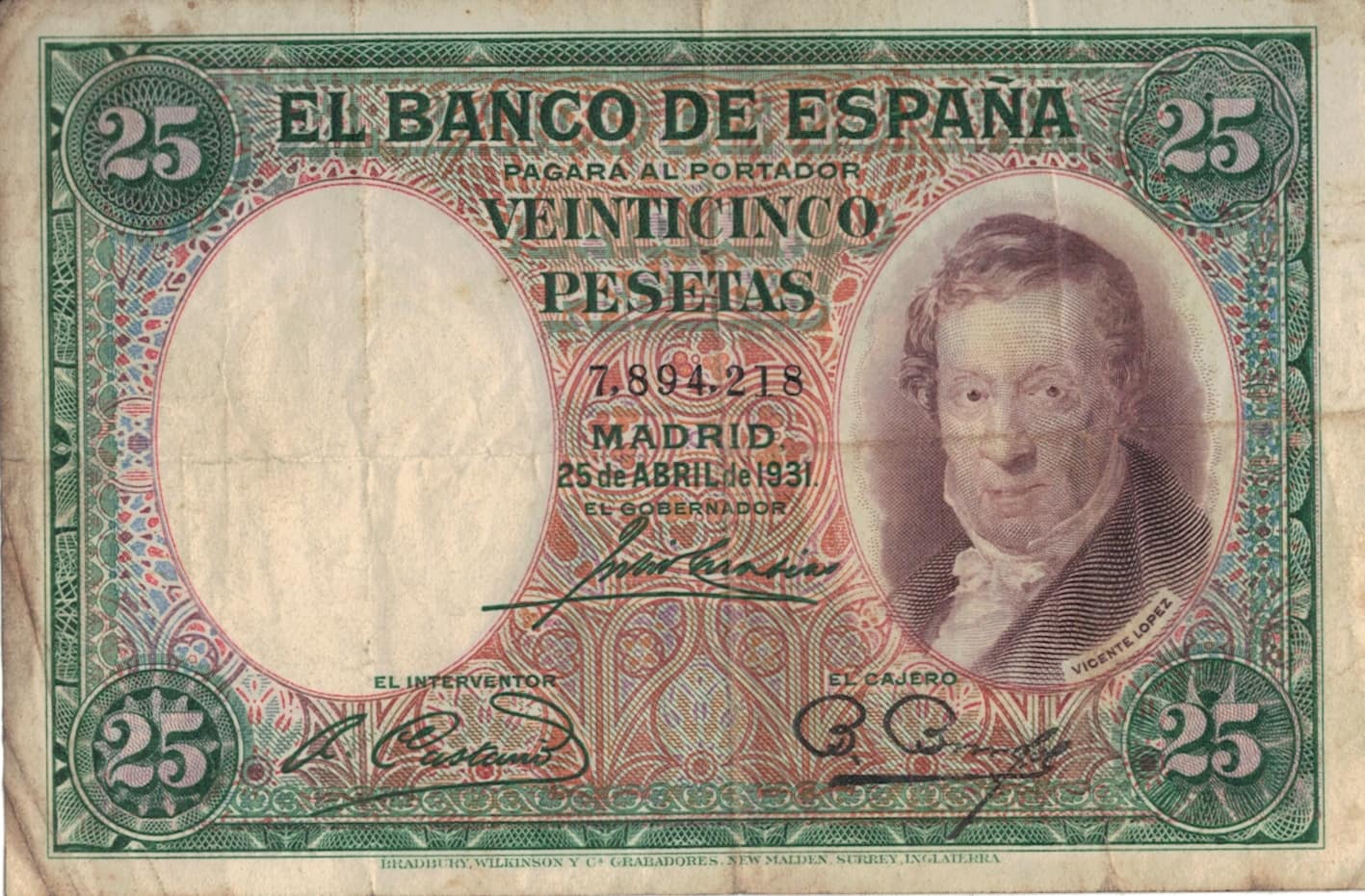 España 25 Pick 81 ad