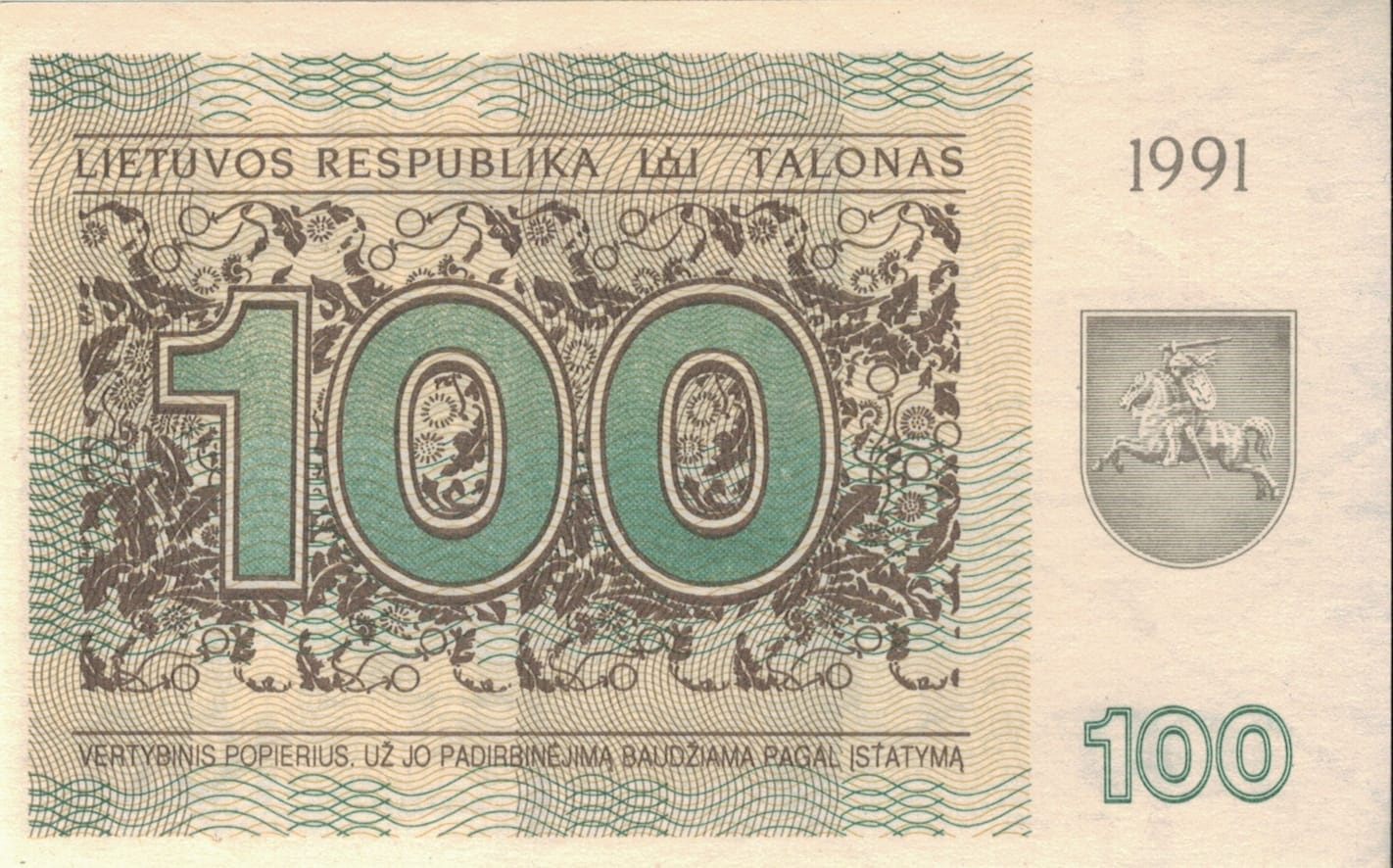 Lituania 13 Pick 38b ad 1