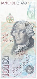 España 125 Pick 166a Reverso