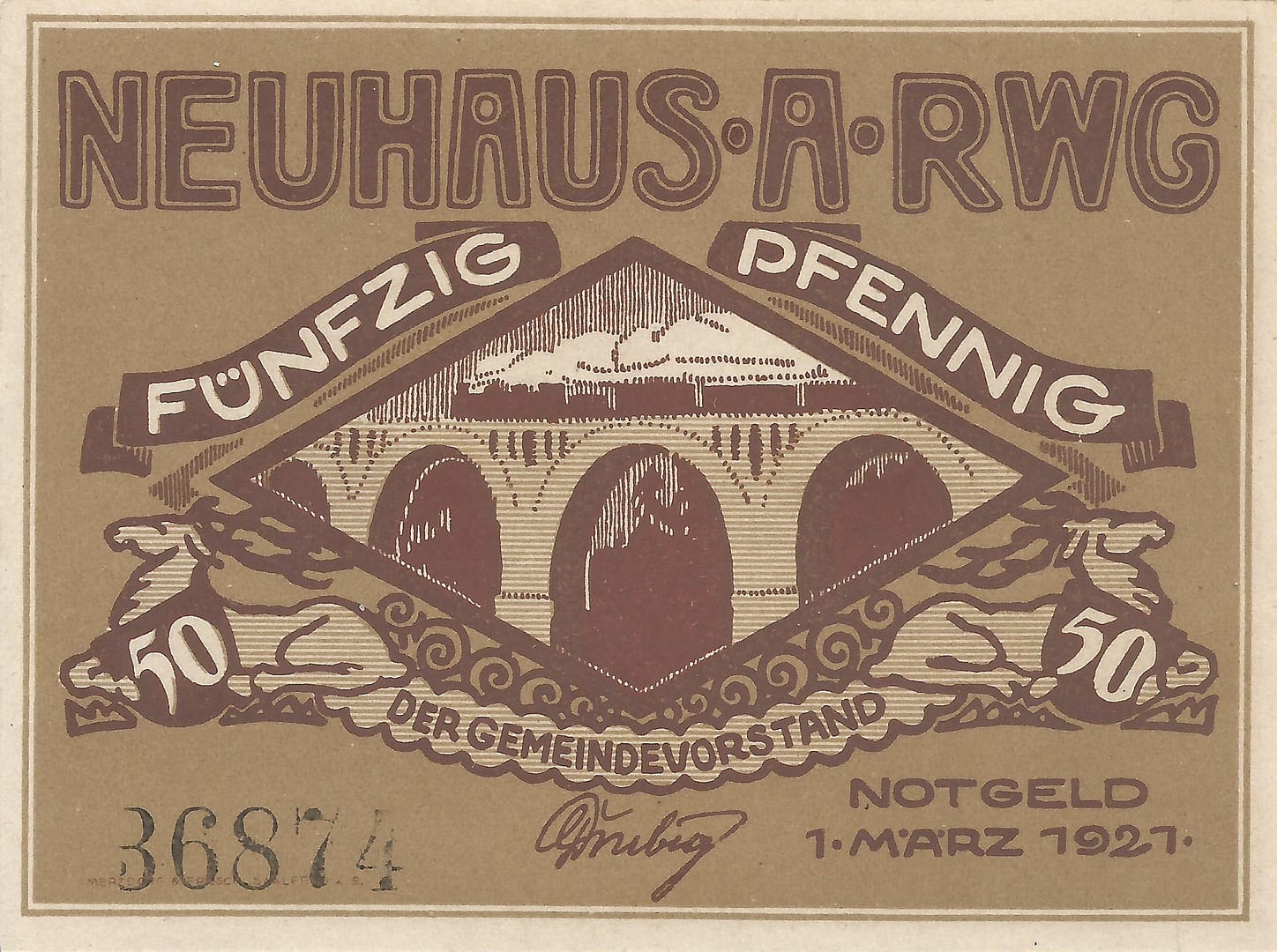 Notgeld - N 9 948.2a 3 3 Anverso