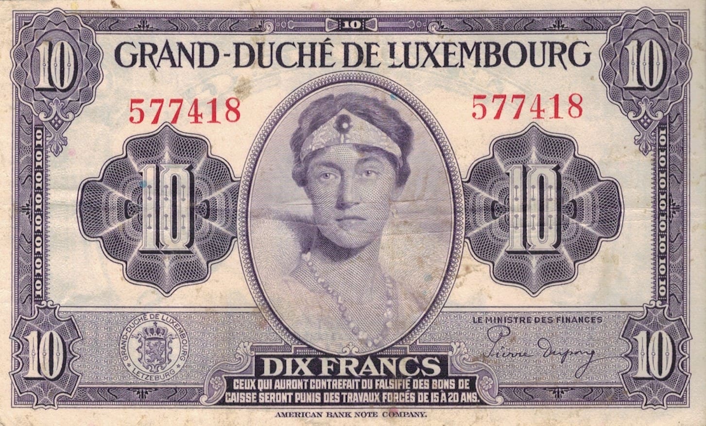 Luxemburgo 7 Pick 44 ad 1