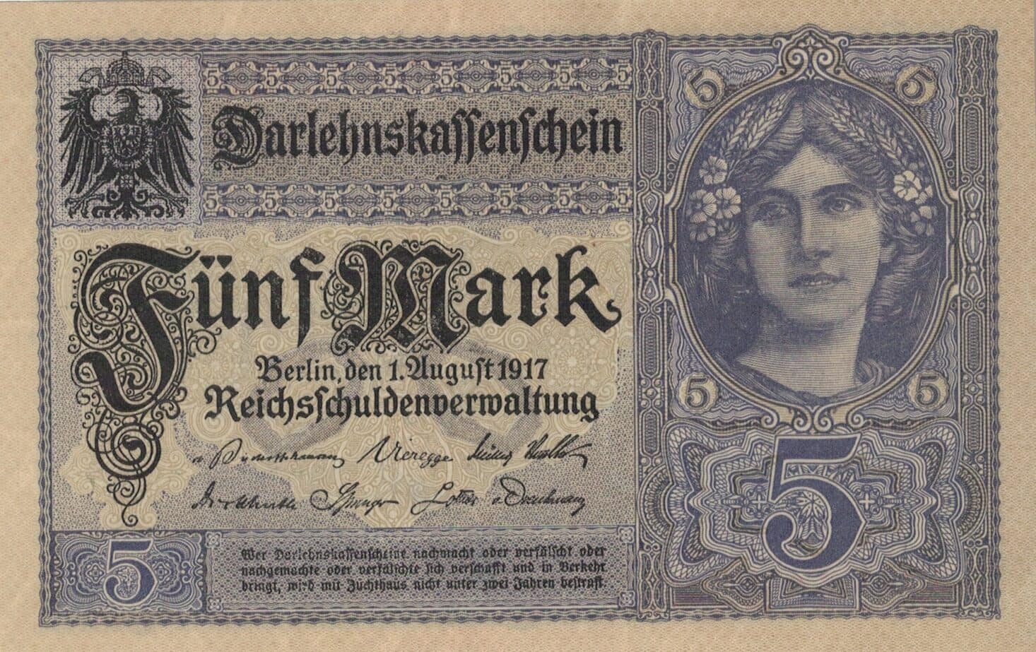2-Darlehenskassenschein (Nota de préstamo hipotecario) 1914-1922 13 Pick 56b.1 ad e1677093070928
