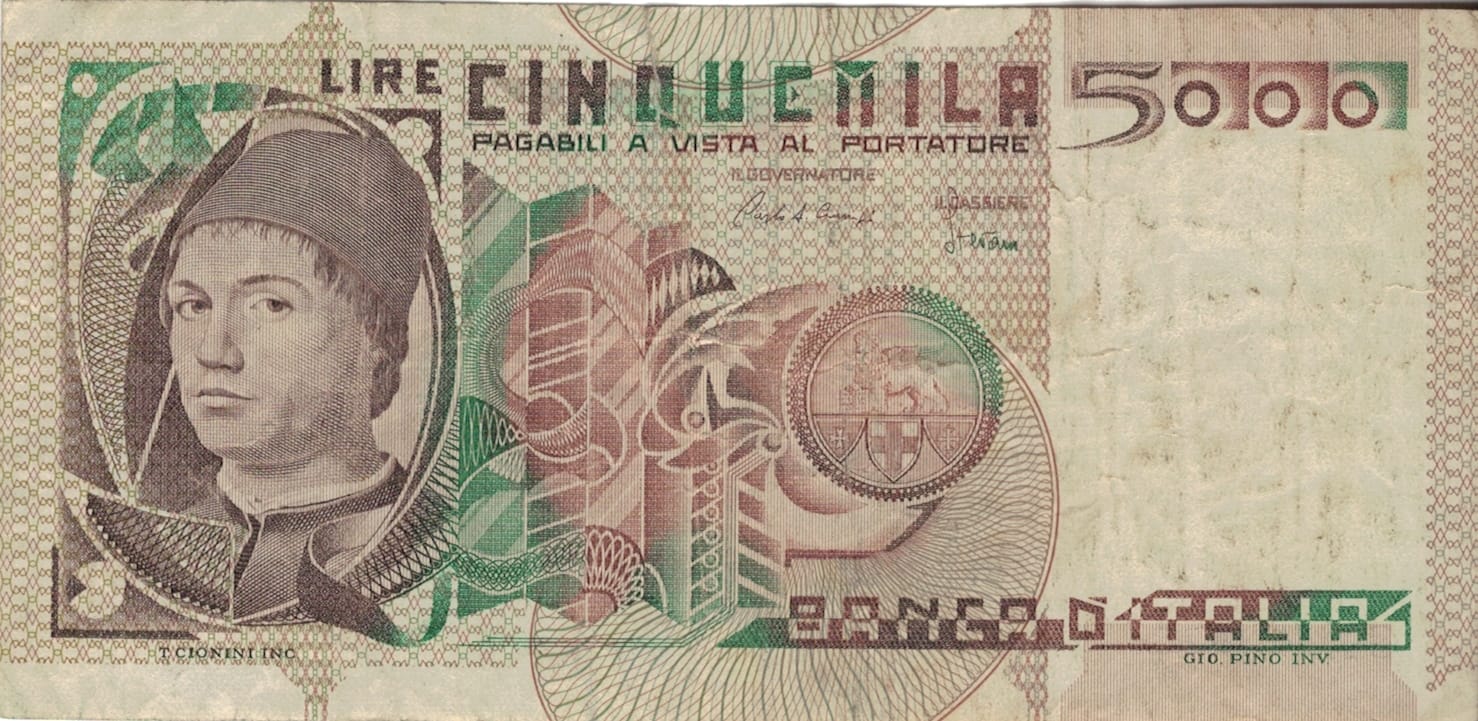 Italia 61 Pick 105b.2 ad