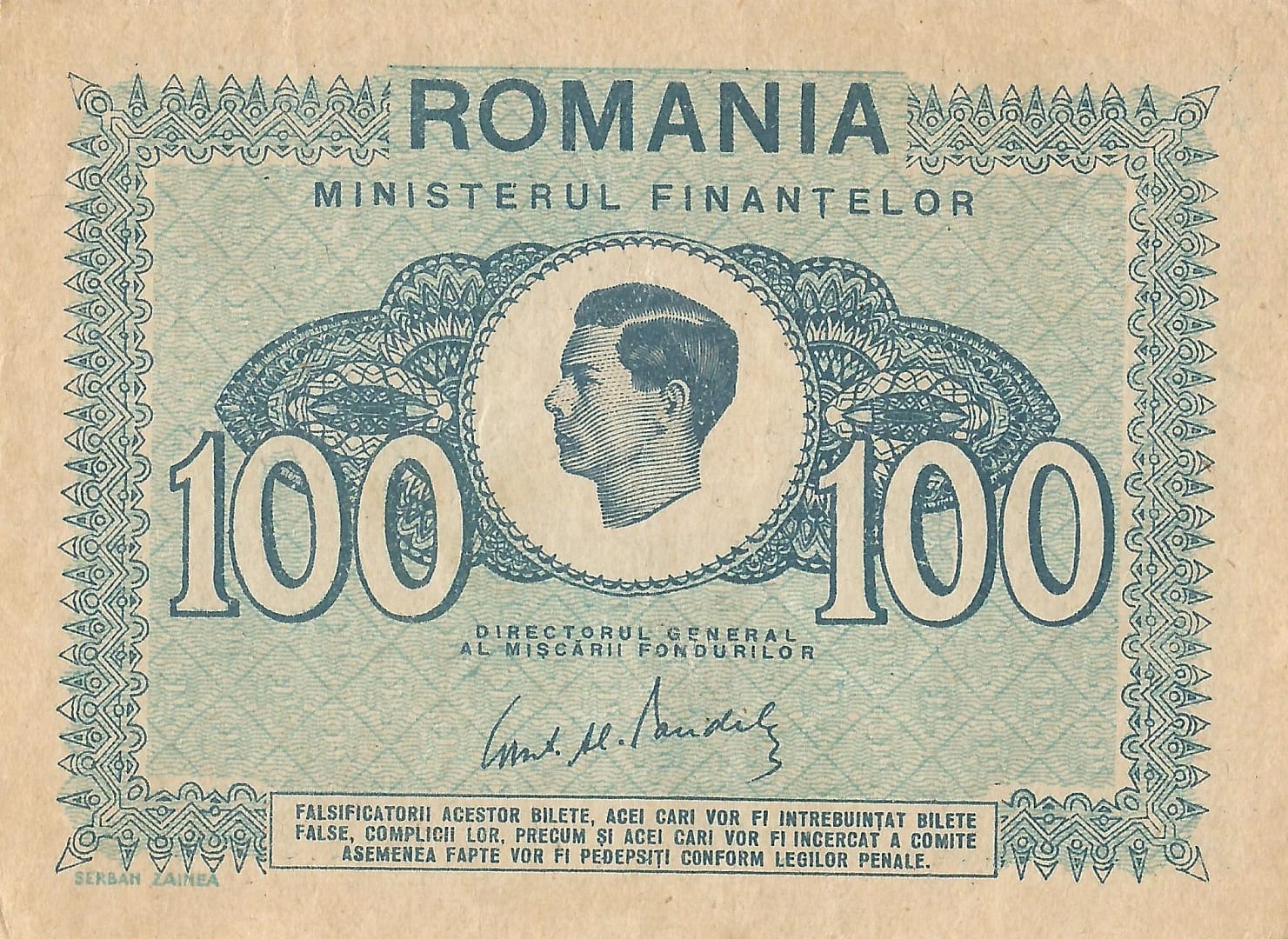 Rumania 21 Rumania Pick 78 Anverso jpg