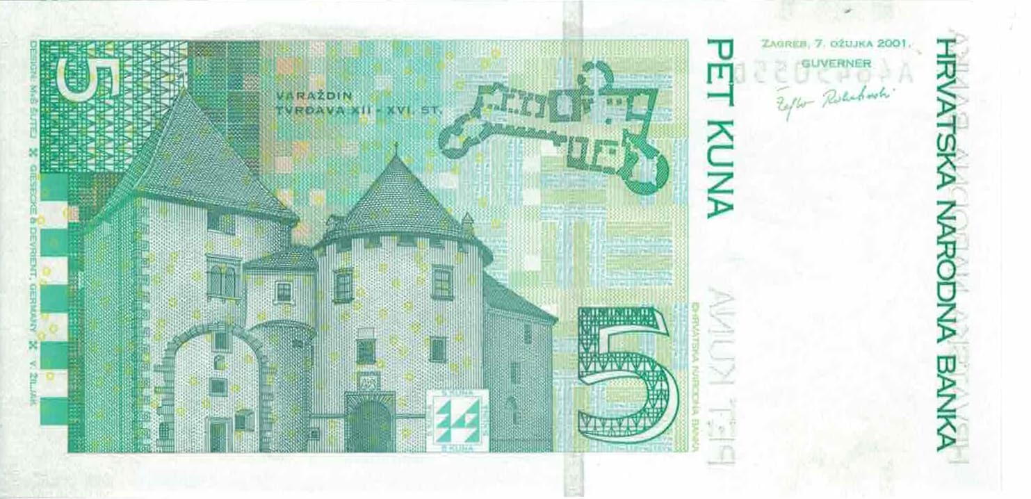 Croacia 34 Pick 37a at