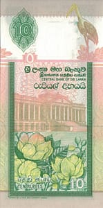 Sri Lanka (Ceylán) 20 Pick 108d at rotated