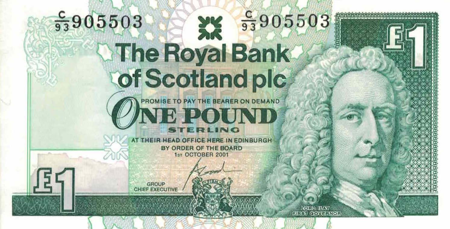 Escocia - Reino Unido 15 Pick 351e.2 ad