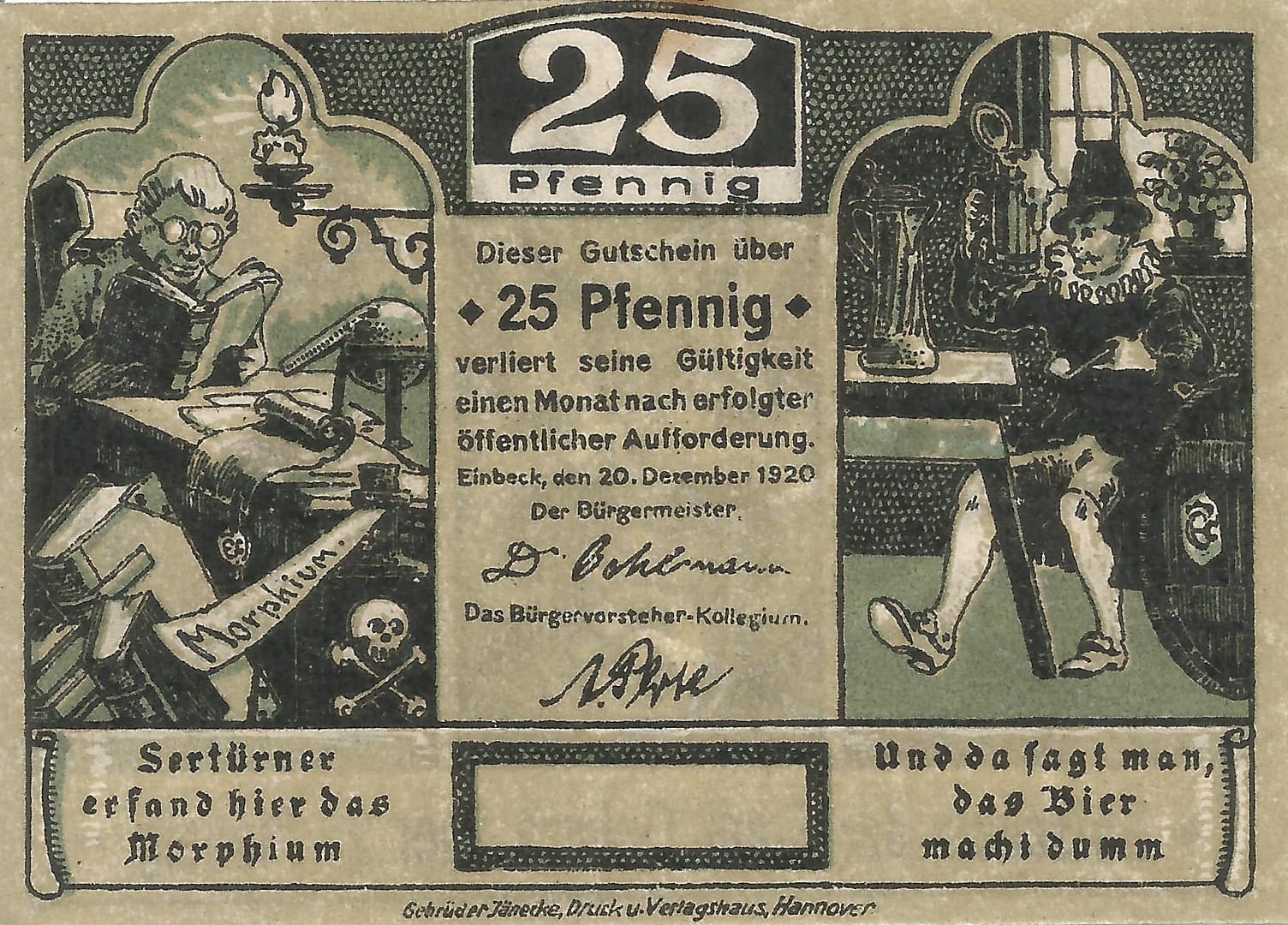 Notgeld - E 5 G E9.2a Anverso